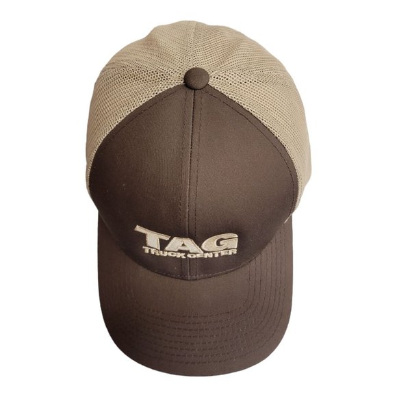 Pacific Headwear Tag Truck Center Mesh Snapback Cap Trucker Baseball Embroidered - Picture 11 of 12